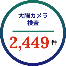 大腸カメラ検査2449件